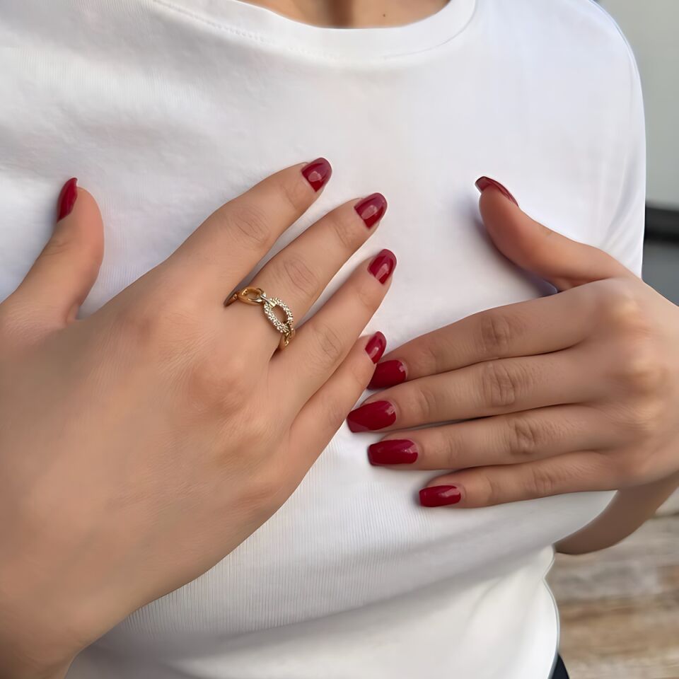 14 Ayar İtalyan Kemer Modeli Yüzük