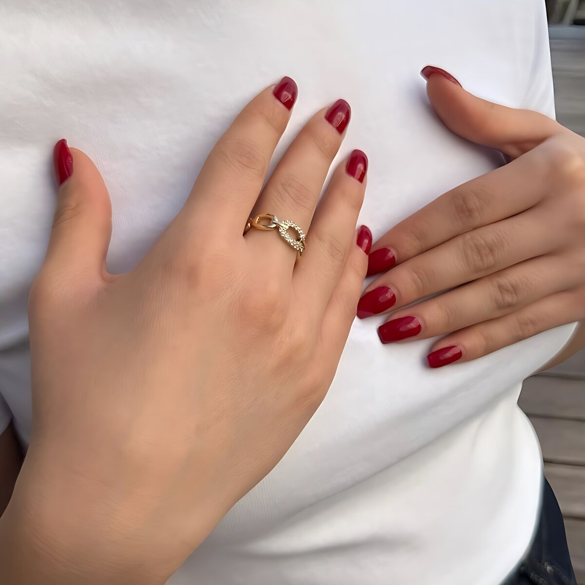 14 Ayar İtalyan Kemer Modeli Yüzük