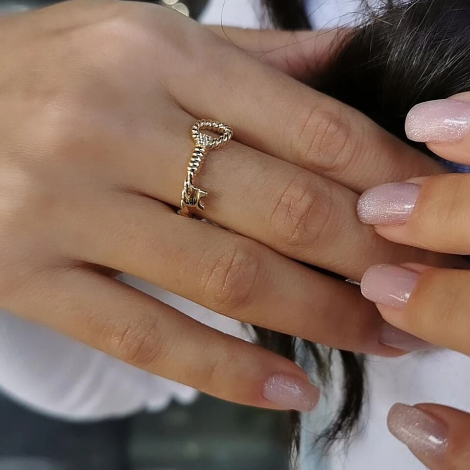 14 AYAR ANAHTAR FİGÜRLÜ İTALYAN YÜZÜK