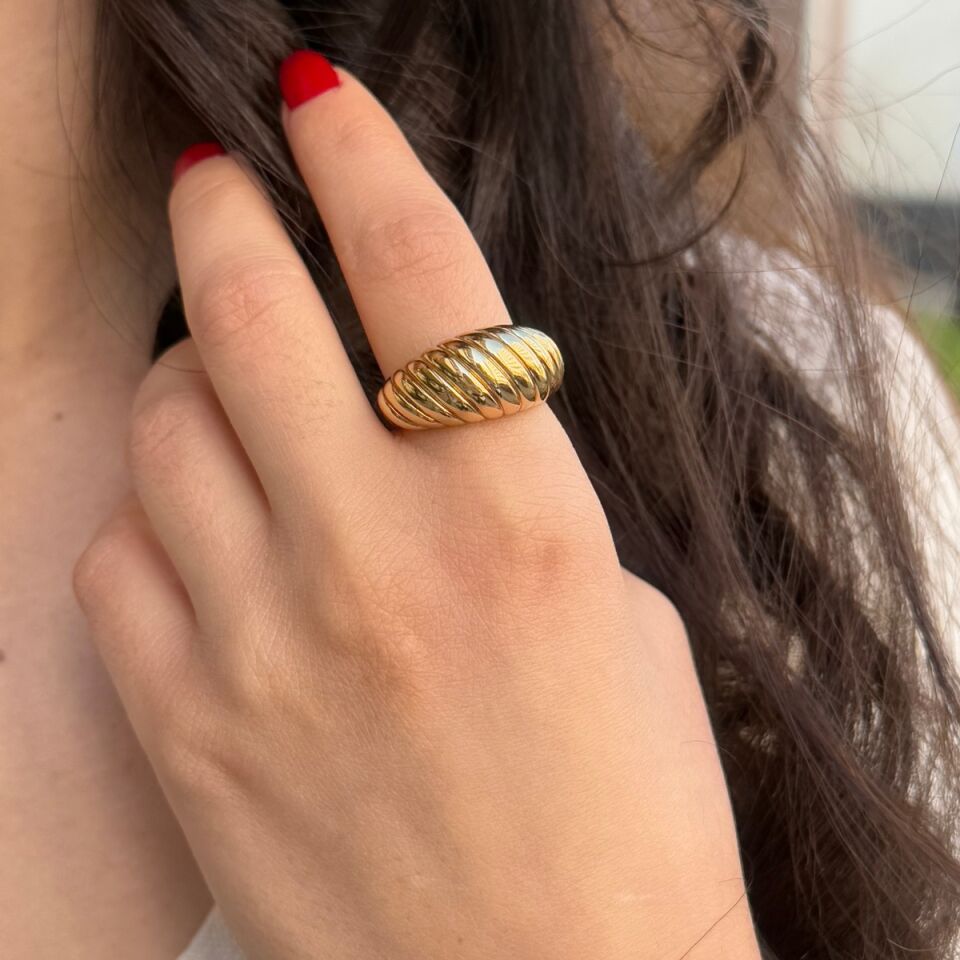 14 AYAR İTALYAN BOMBE YÜZÜK