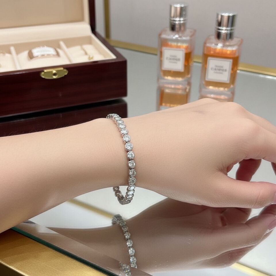 925 AYAR YUVARLAK MONTÜR İTALYAN SU YOLU BİLEKLİK