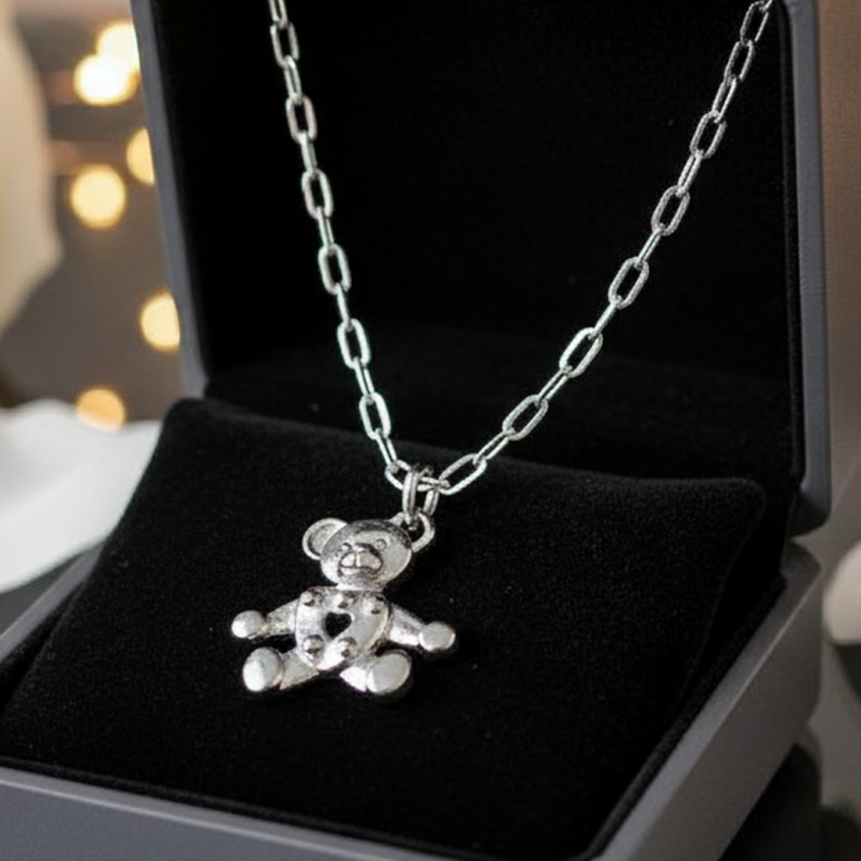 925 AYAR İTALYAN AYICIK KOLYE