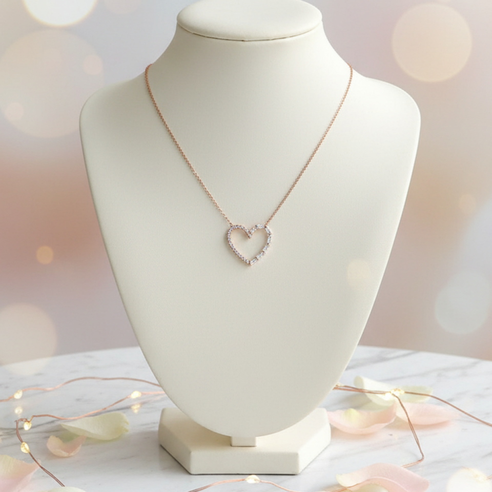 925 AYAR ROSE KALP KOLYE