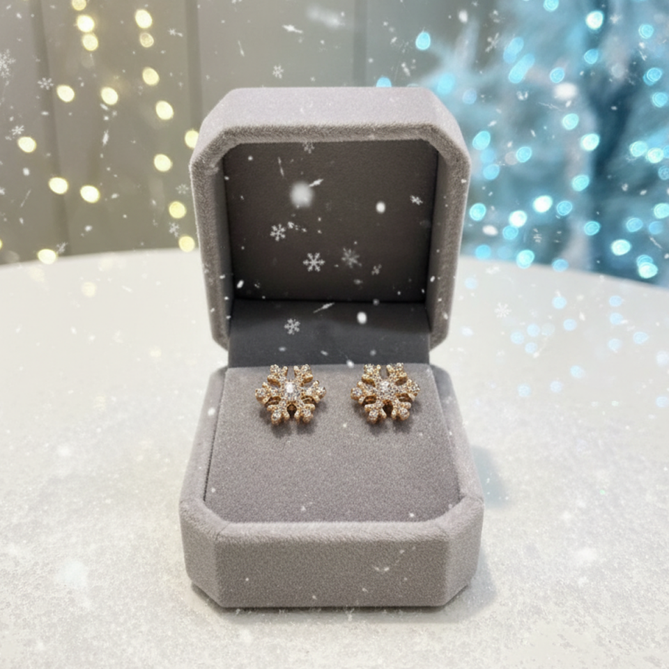 925 AYAR ROSE RENGİ GÜMÜŞ KARTANESİ KÜPE