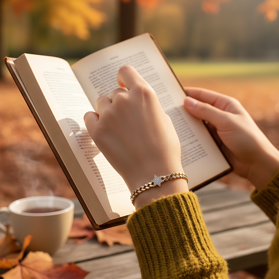 14 AYAR GURMET MODEL ORTASI YILDIZ BİLEKLİK