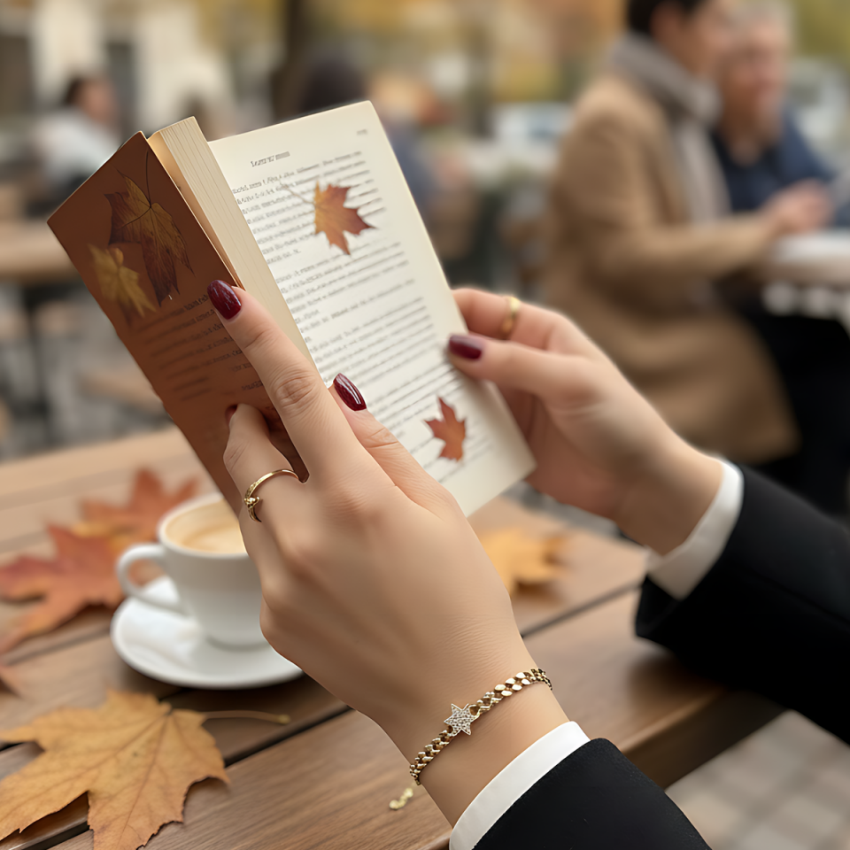 14 AYAR GURMET MODEL ORTASI YILDIZ BİLEKLİK