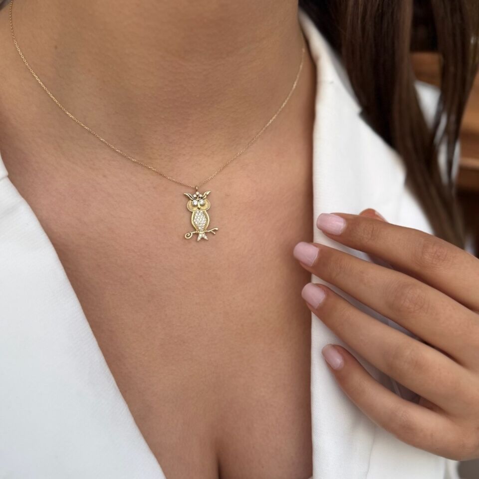 14 AYAR BAYKUŞ ALTIN KOLYE