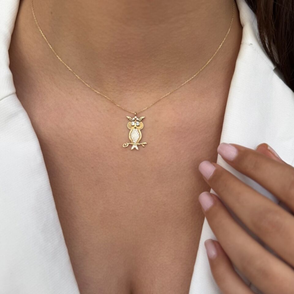 14 AYAR BAYKUŞ ALTIN KOLYE