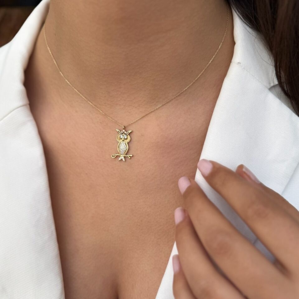 14 AYAR BAYKUŞ ALTIN KOLYE