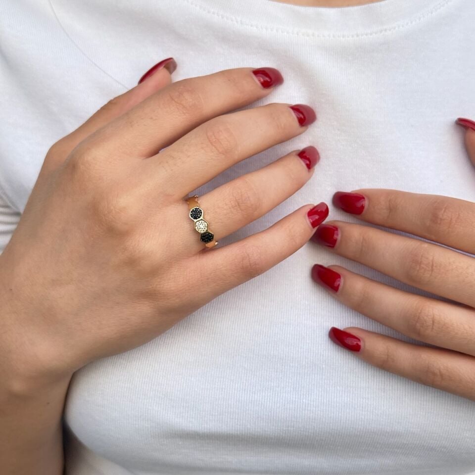 14 AYAR PETEK MODELİ ALTIN YÜZÜK