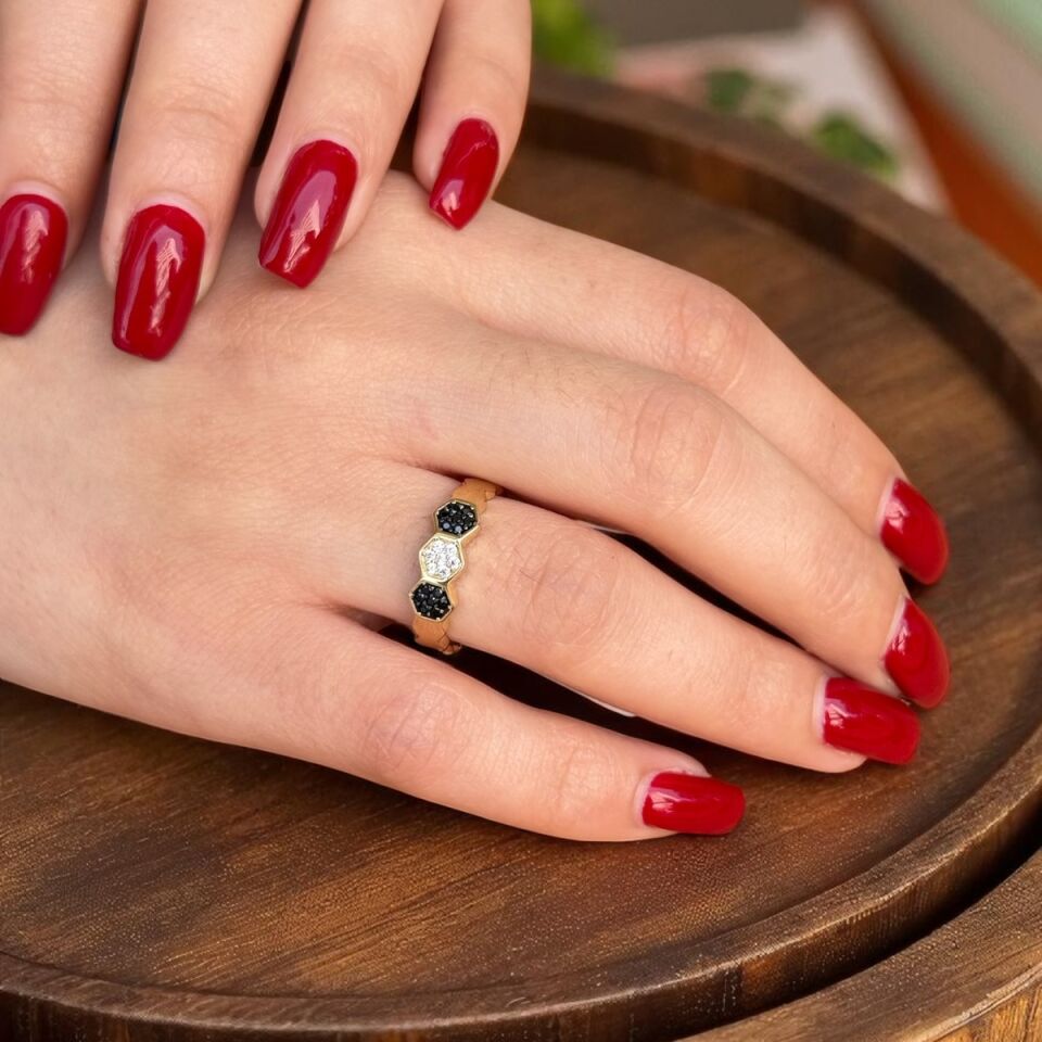 14 AYAR PETEK MODELİ ALTIN YÜZÜK