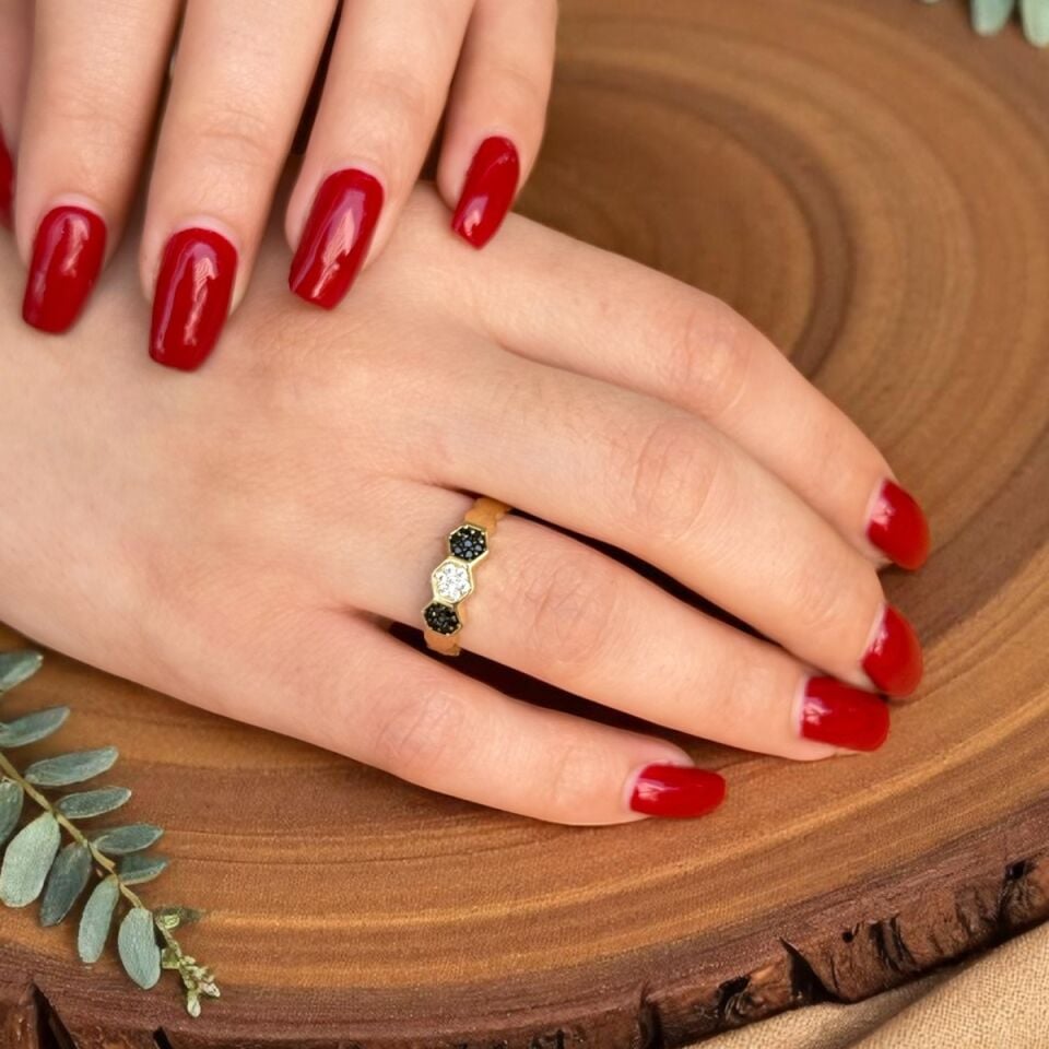 14 AYAR PETEK MODELİ ALTIN YÜZÜK