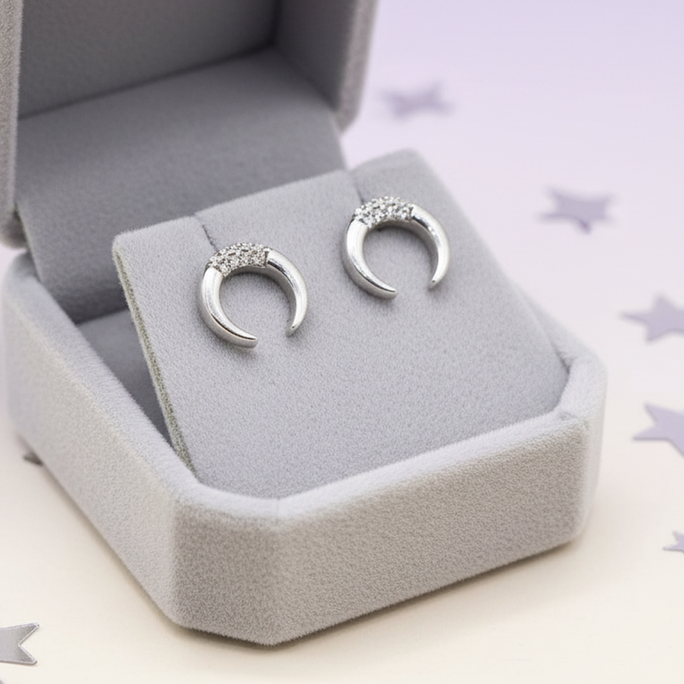 925 AYAR HİLAL KÜPE