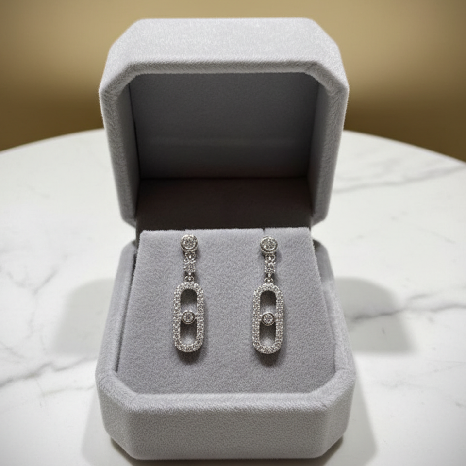 925 AYAR ÖZEL TASARIM GÜMÜŞ KÜPE