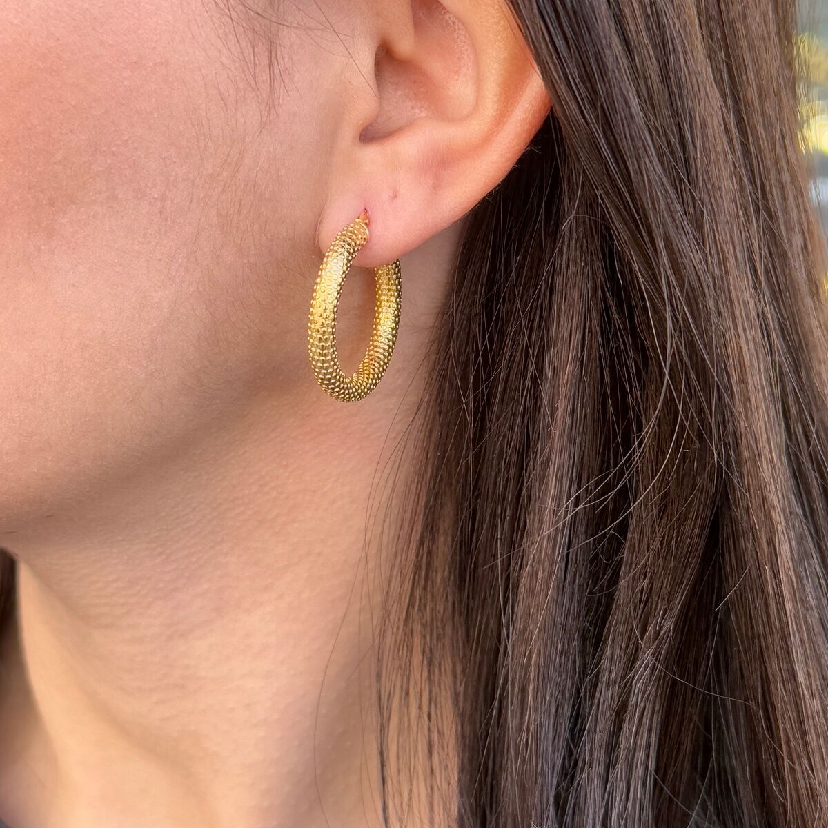 14 AYAR İTALYAN HALKA KÜPE