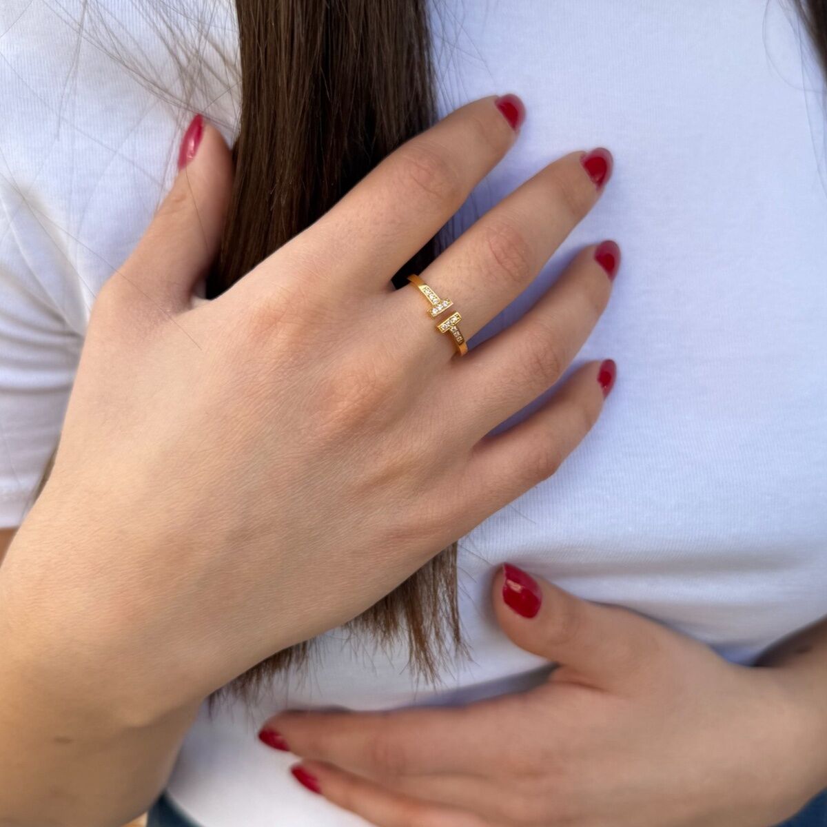 22 AYAR ÖZEL TASARIM ALTIN YÜZÜK