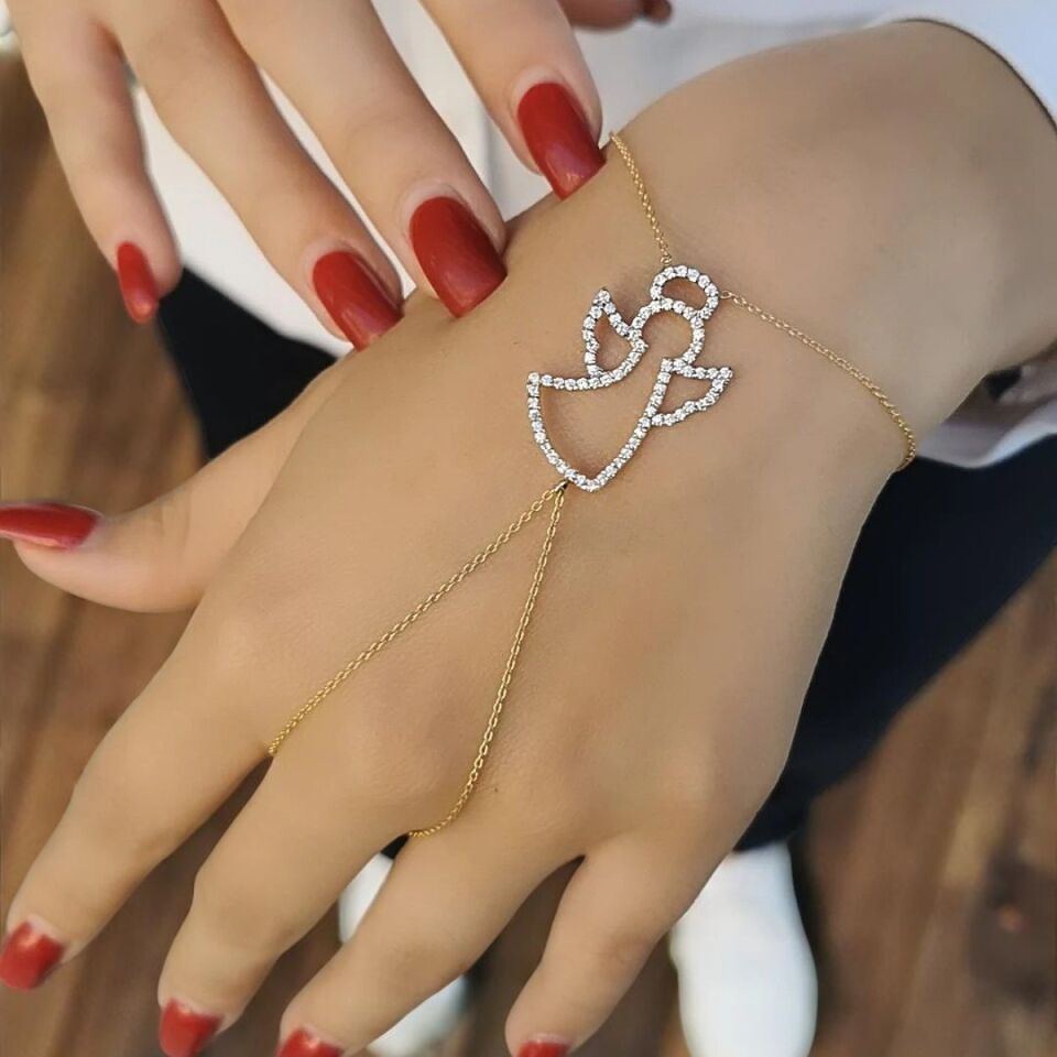 14 Ayar Melek Modeli Altın Şahmeran