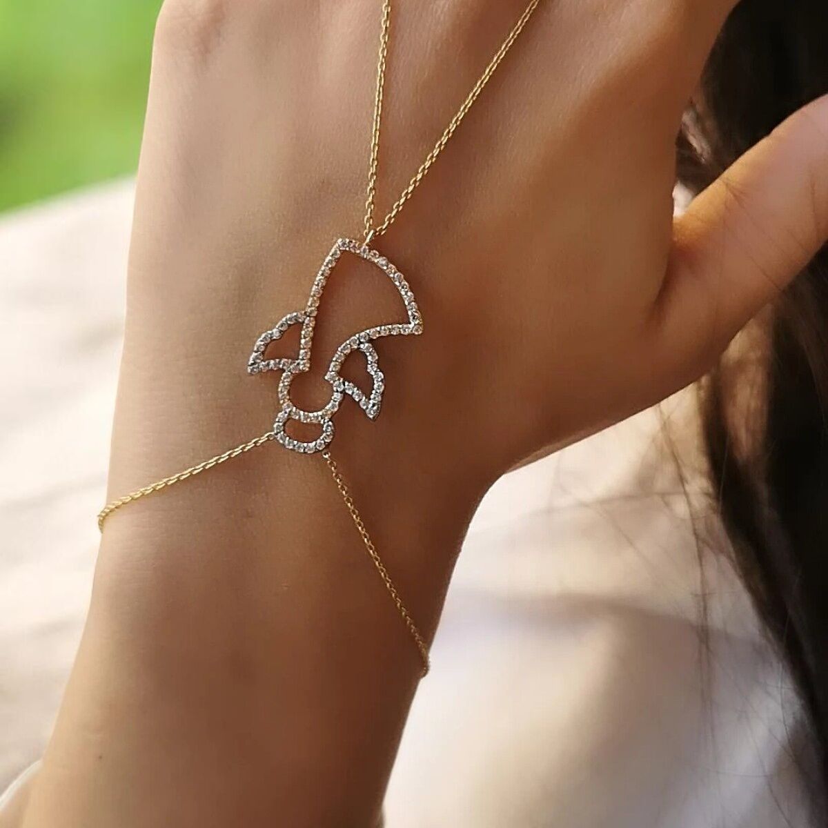 14 Ayar Melek Modeli Altın Şahmeran