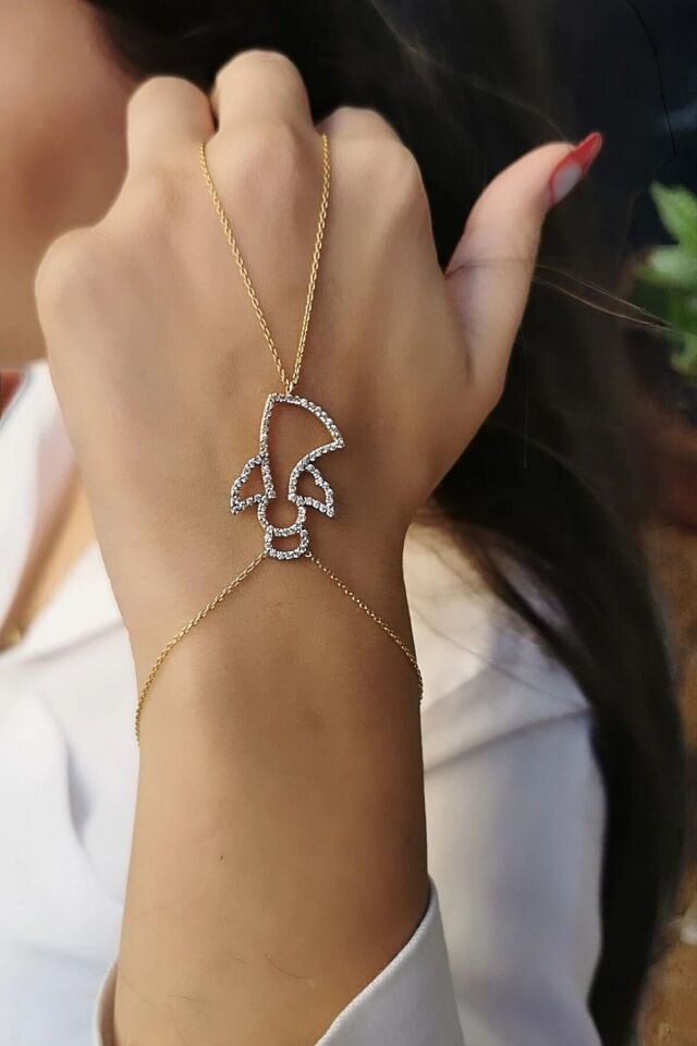 14 Ayar Melek Modeli Altın Şahmeran