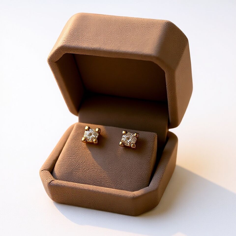 14 AYAR 0,41 CT FG RENGİ PIRLANTA TEKTAŞ KÜPE