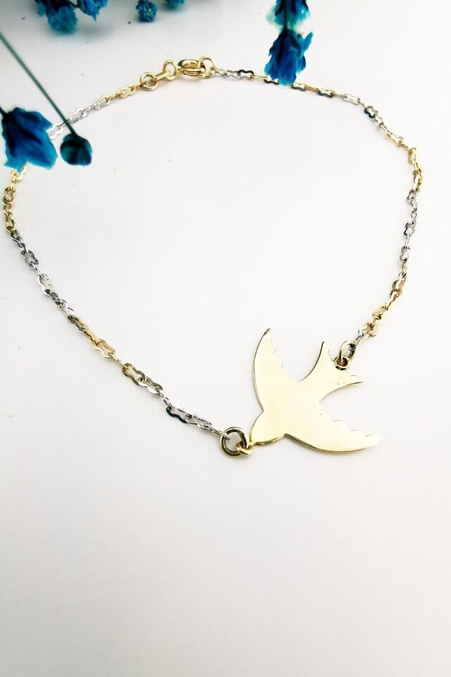 14 Ayar Kırlangıç Altın Bileklik