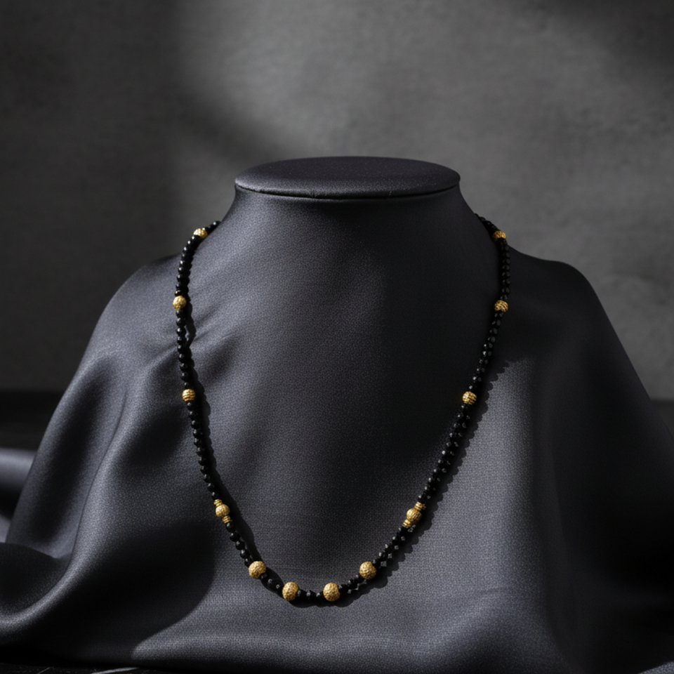 22 AYAR ONİKS TAŞLI DORİKA TOPLU TASARIM ALTIN KOLYE