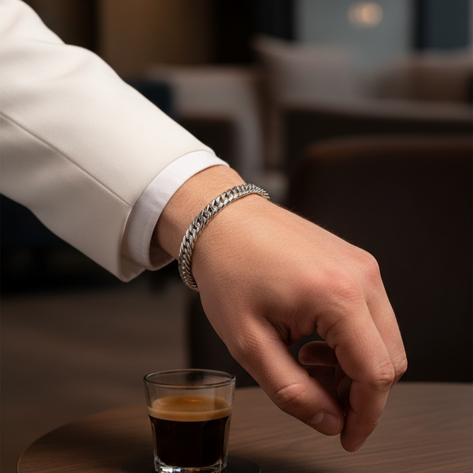 14 AYAR BEYAZ ALTIN BİLEKLİK