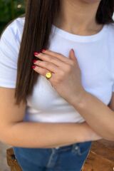 22 AYAR ŞÖVALYE YÜZÜK 18