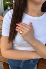 22 AYAR ŞÖVALYE YÜZÜK 18