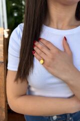 22 AYAR ŞÖVALYE YÜZÜK 18