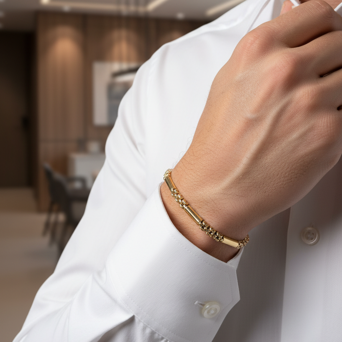 14 AYAR KORDON MODEL ALTIN BİLEKLİK