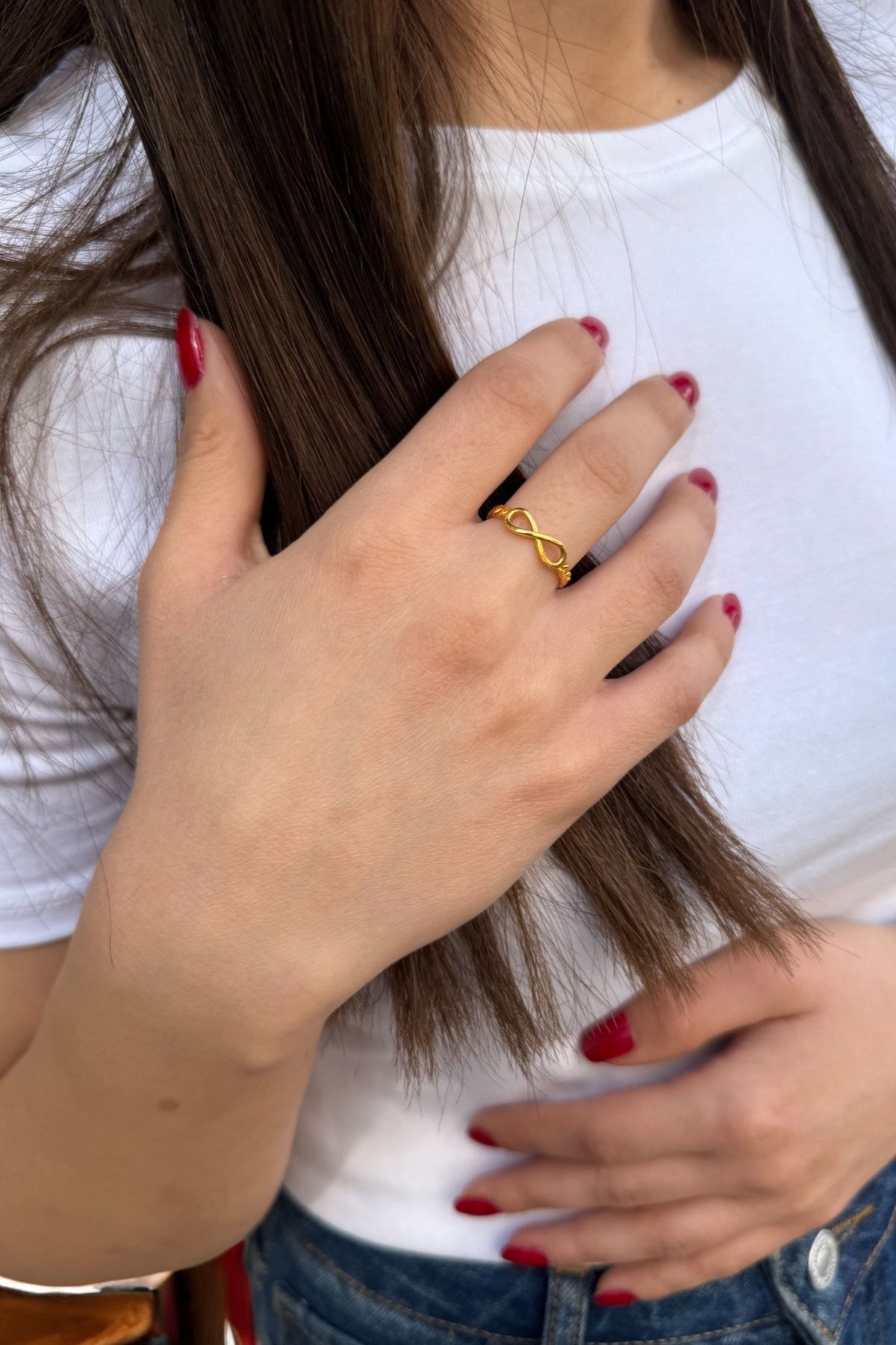 22 AYAR SONSUZLUK MODEL YÜZÜK 18