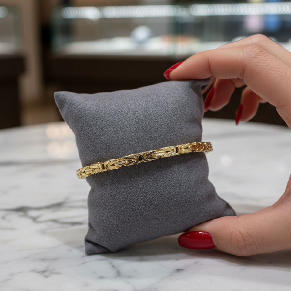 14 AYAR KALIN KRAL ZİNCİR BİLEKLİK