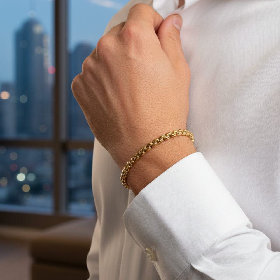 14 AYAR GEMİCİ ZİNCİR ALTIN BİLEKLİK