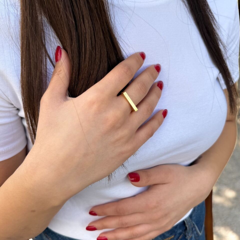 22 AYAR GEOMETRİK YÜZÜK