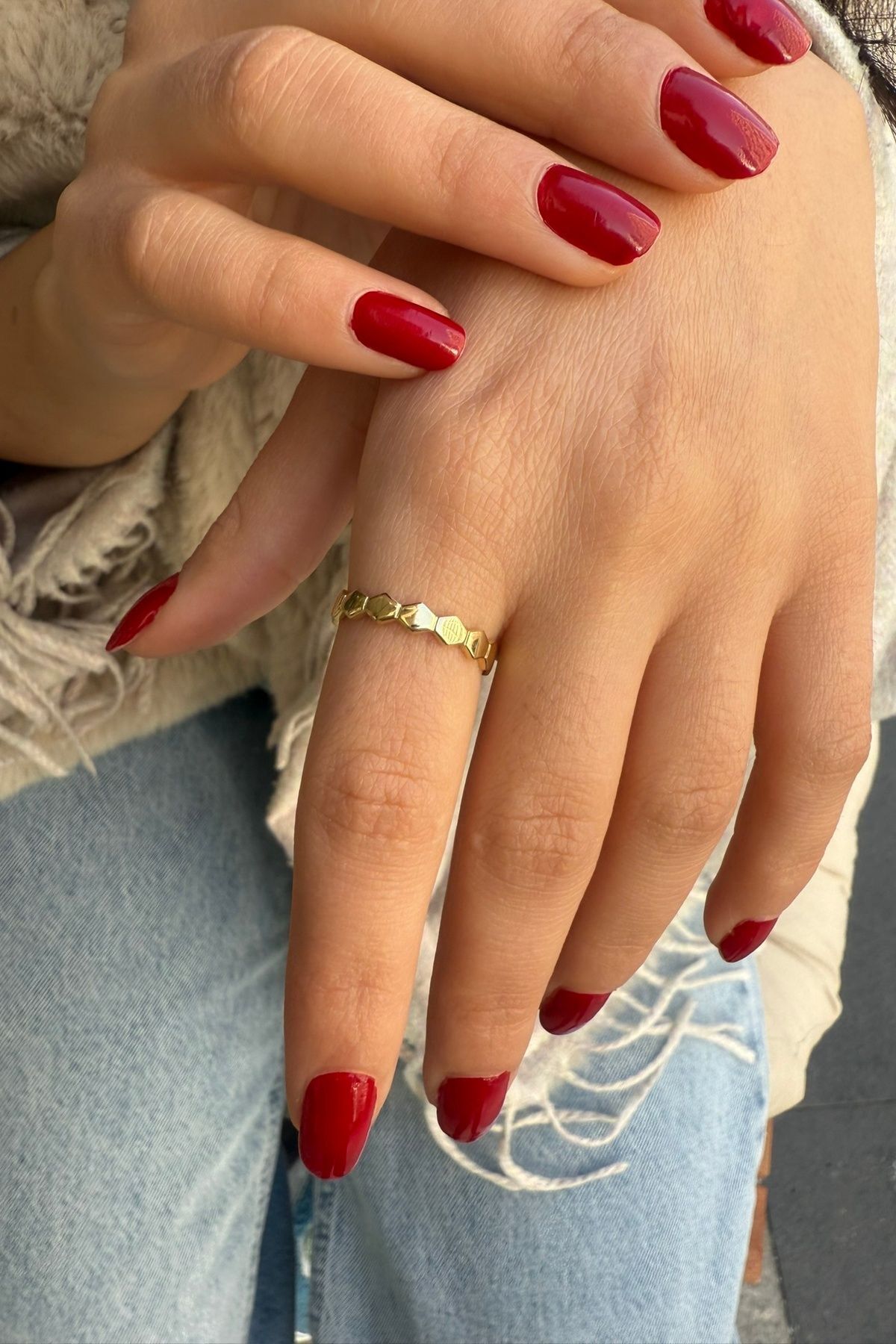 14 AYAR PETEK TASARIM ALTIN YÜZÜK 16