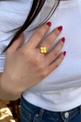 22 AYAR ÖZEL TASARIM YONCA MODEL YÜZÜK 19