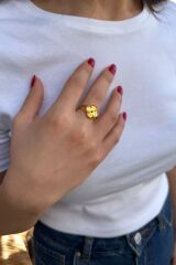 22 AYAR ÖZEL TASARIM YONCA MODEL YÜZÜK 20