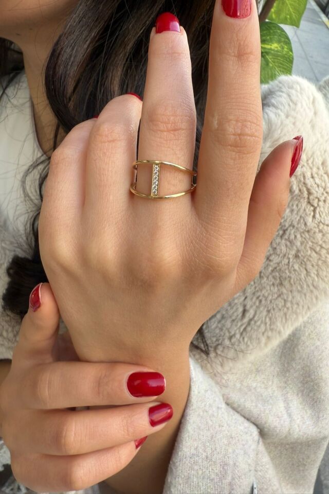 14 AYAR MODERN TASARIM ALTIN YÜZÜK 16