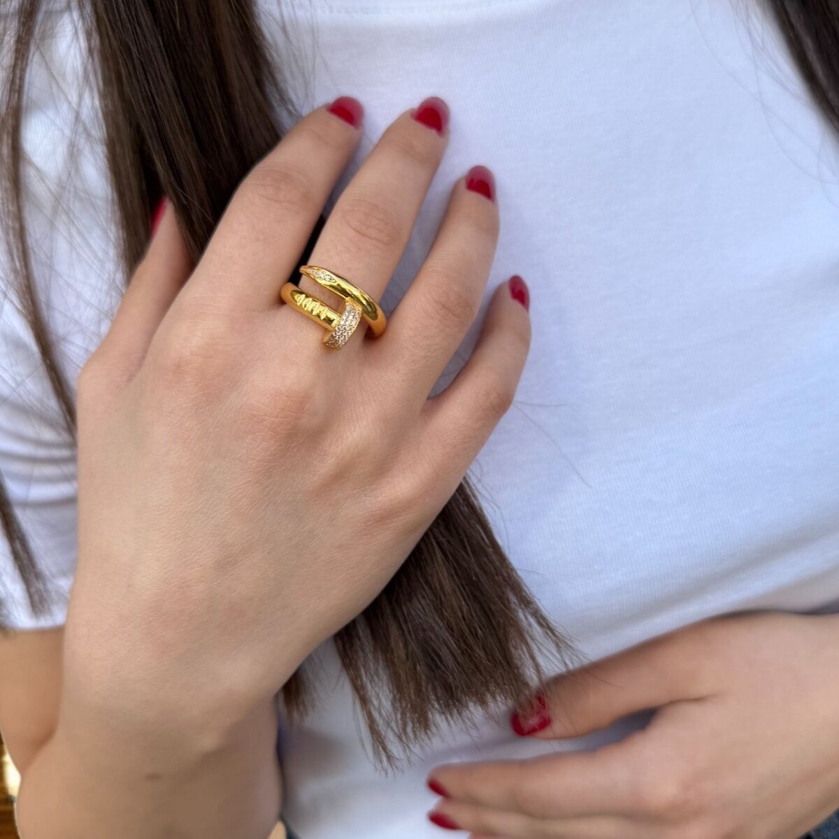 22 AYAR ÇİVİ MODEL YÜZÜK