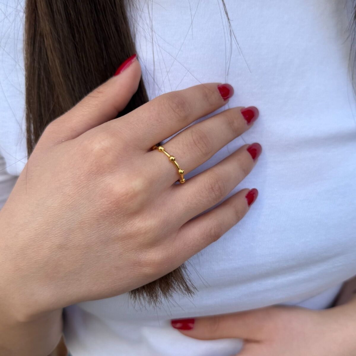 22 AYAR TOPTOP ALTIN YÜZÜK