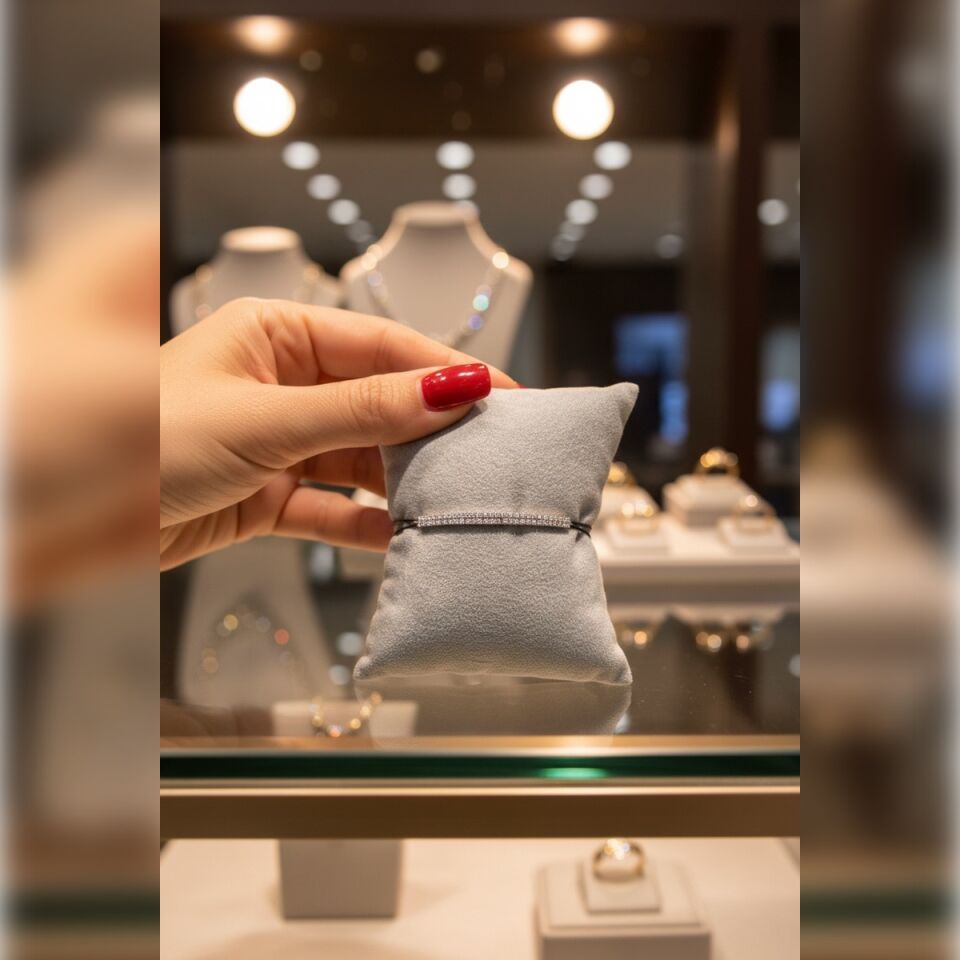 14 AYAR BEYAZ ALTIN SUYOLU MODELİ BİLEKLİK