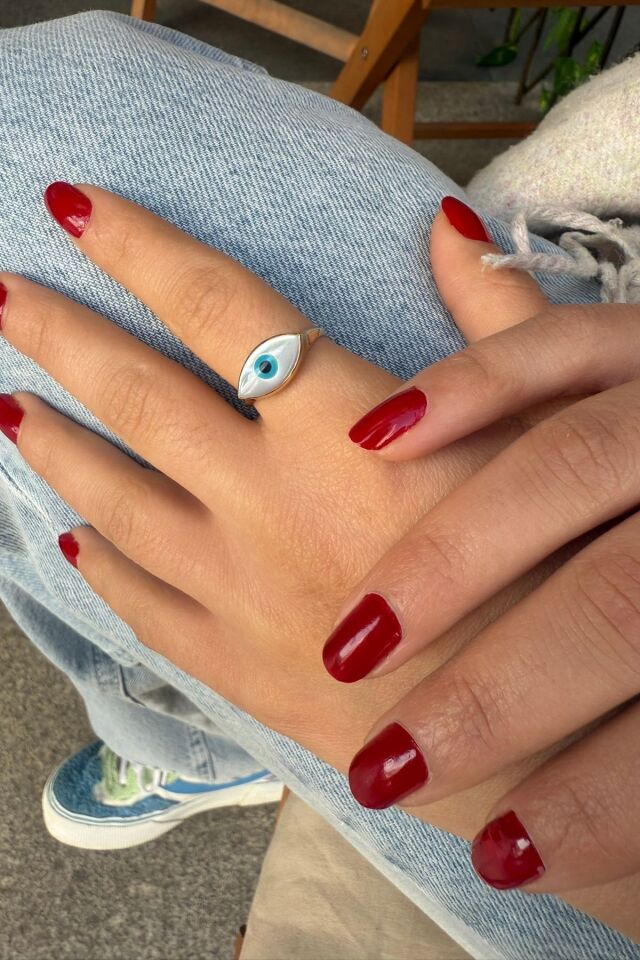 14 AYAR ÖZEL TASARIM SEDEF GÖZ ALTIN YÜZÜK 15