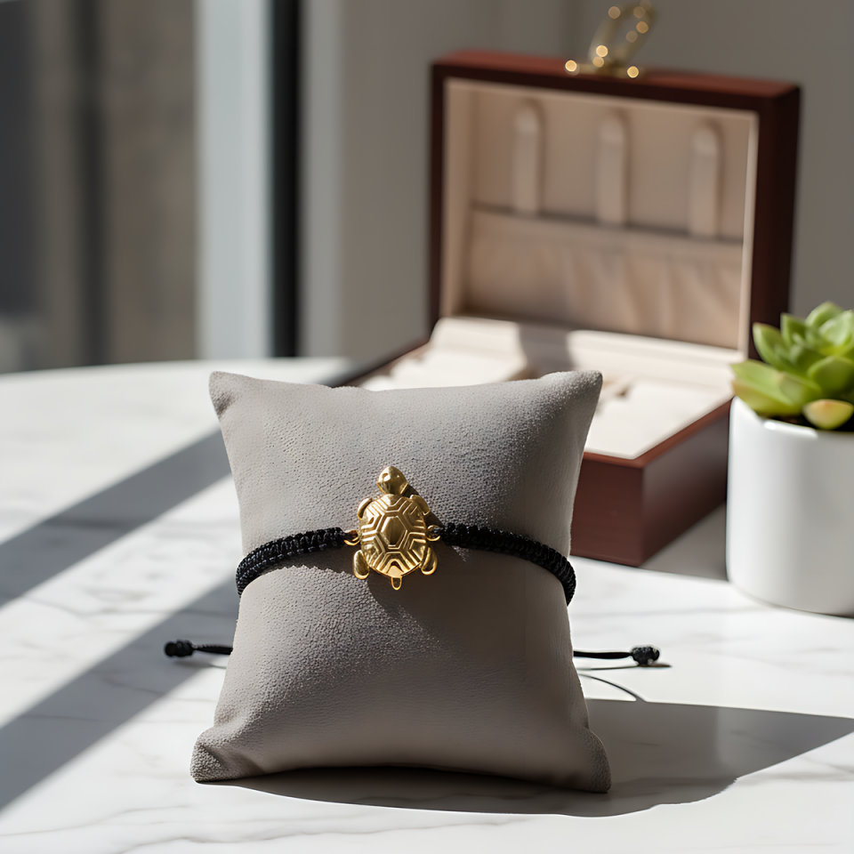 14 AYAR BOMBELİ KAPLUMBAĞA İP BİLEKLİK