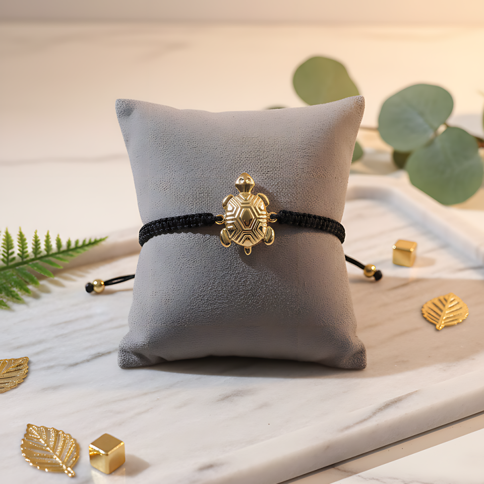 14 AYAR BOMBELİ KAPLUMBAĞA İP BİLEKLİK