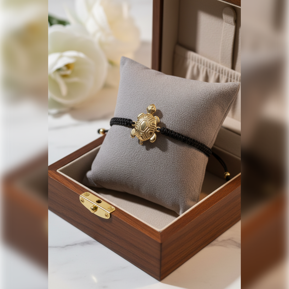 14 AYAR BOMBELİ KAPLUMBAĞA İP BİLEKLİK