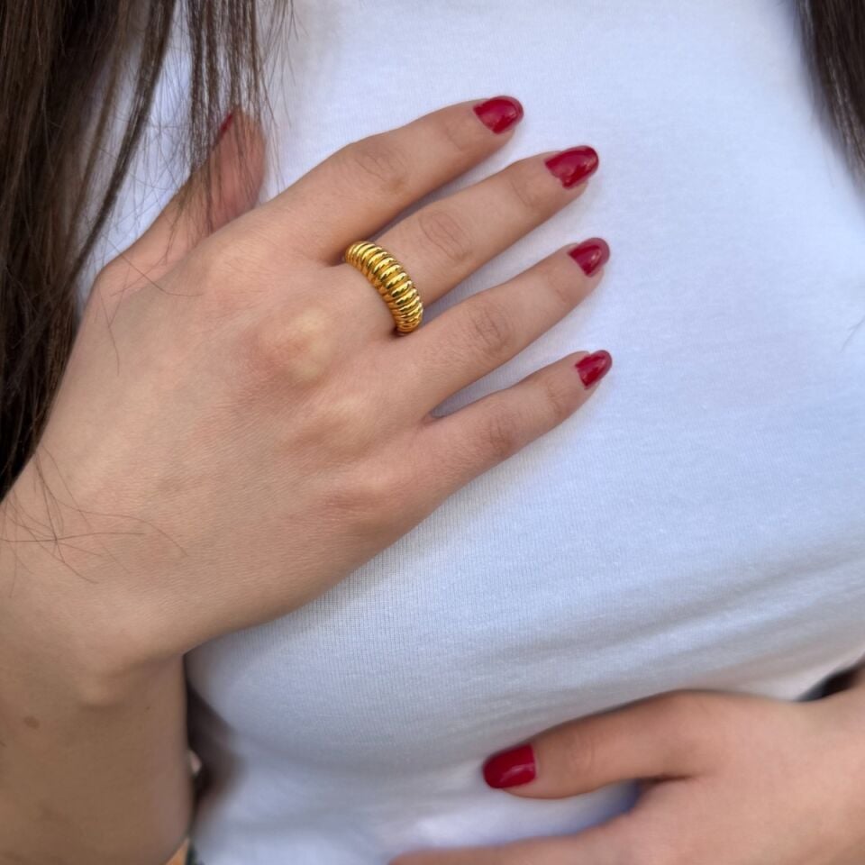 22 AYAR BOMBELİ İTALYAN YÜZÜK