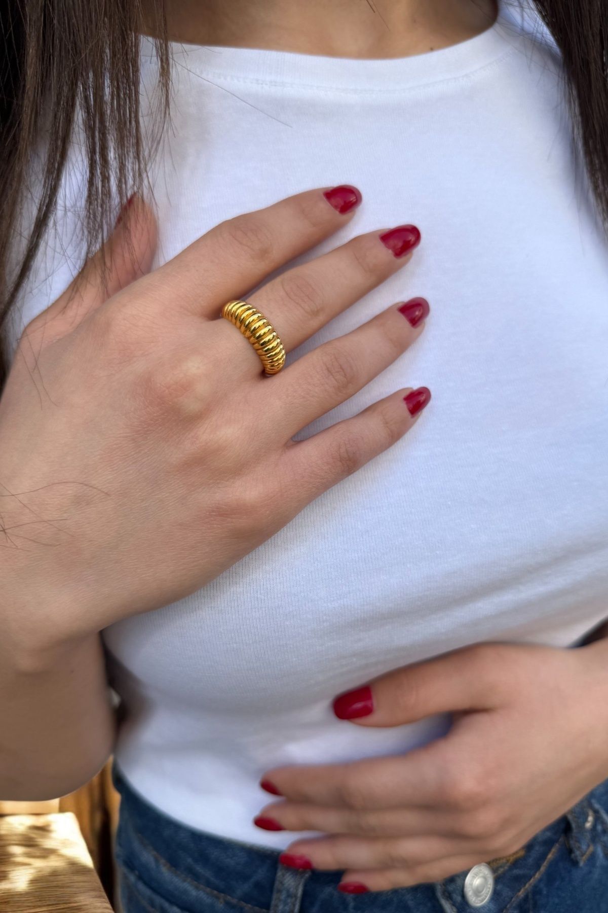 22 AYAR BOMBELİ İTALYAN YÜZÜK 16