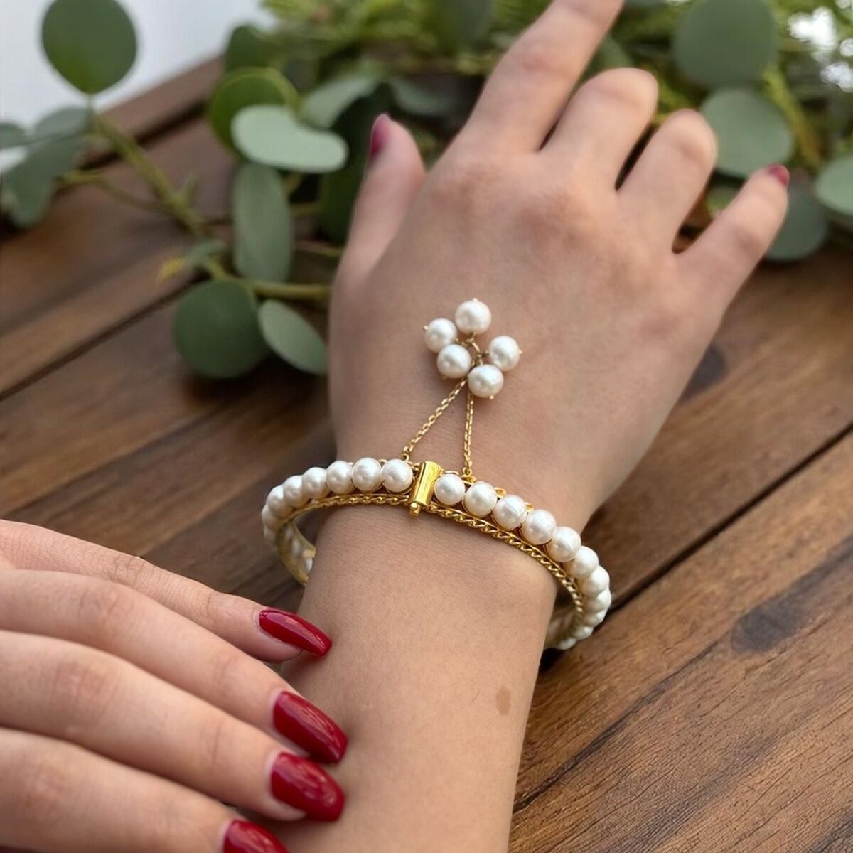 14 AYAR İNCİ TAMTUR BİLEZİK