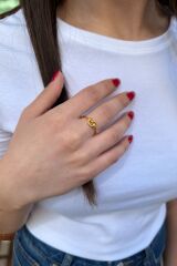 22 AYAR DÜĞÜM ALTIN YÜZÜK 18